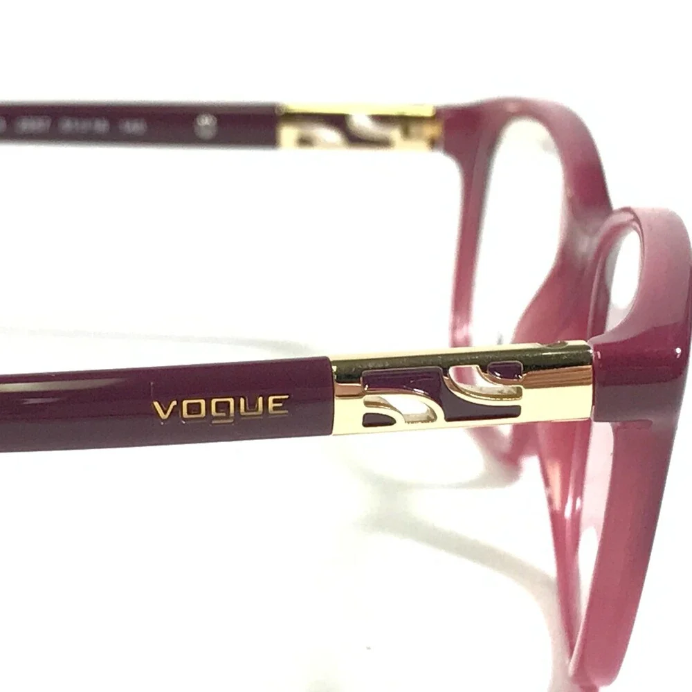 Vogue Eyeglasses Frames VO5163 2557 Purple Pink Square Full Rim 51-16-140